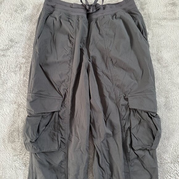 Lululemon Dance Studio Relaxed Fit Mid Rise Cargo Jogger Pants SMALL Womens Gray - Picture 2 of 7